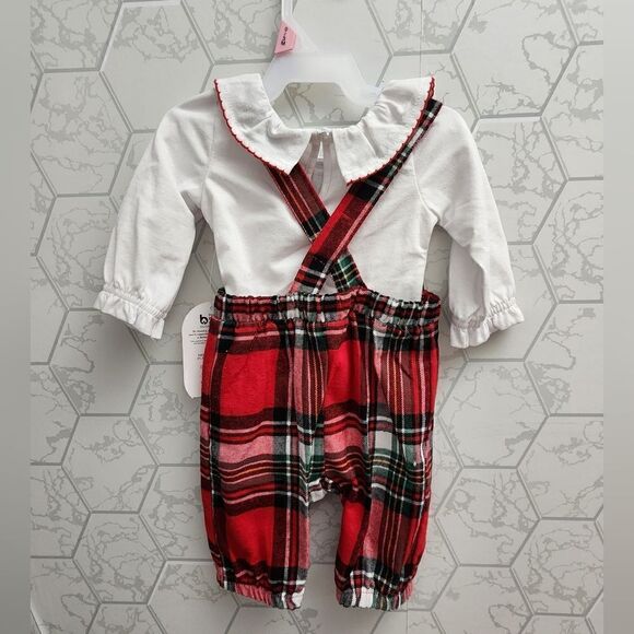 Nwt Lot of two Christmas Holiday Girls Outfits, Size 0-3 months - Picture 5 of 5